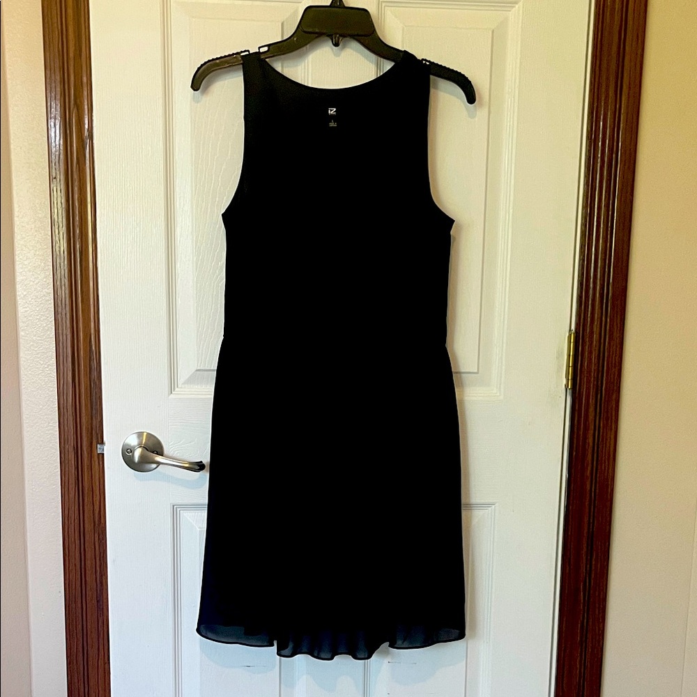 Iz Byer Black Sleeveless Mini Dress